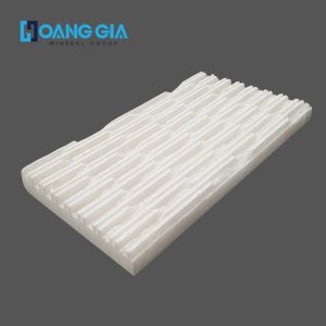 Comb Chiseled White Marble pic 2